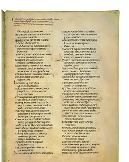 Codex Amiatinus, Deuteronomy 13 (canvas 259) by Master of the Codex Amiatinus (Monkwearmouth-Jarrow scriptorium)
