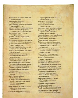 Codex Amiatinus, Deuteronomy 14 (canvas 261) by Master of the Codex Amiatinus (Monkwearmouth-Jarrow scriptorium)