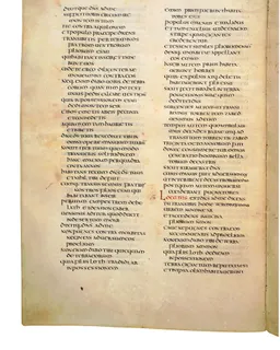 Codex Amiatinus, Deuteronomy 34 (canvas 292) by Master of the Codex Amiatinus (Monkwearmouth-Jarrow scriptorium)
