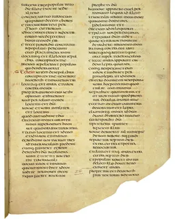 Codex Amiatinus, Deuteronomy 4 (canvas 245) by Master of the Codex Amiatinus (Monkwearmouth-Jarrow scriptorium)