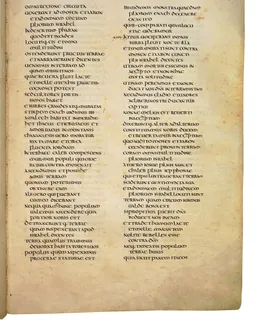 Codex Amiatinus, Deuteronomy 5 (canvas 247) by Master of the Codex Amiatinus (Monkwearmouth-Jarrow scriptorium)