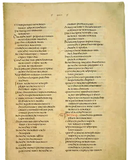 Codex Amiatinus, Exodus 10 (canvas 95) by Master of the Codex Amiatinus (Monkwearmouth-Jarrow scriptorium)