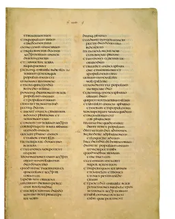 Codex Amiatinus, Exodus 20 (canvas 111) by Master of the Codex Amiatinus (Monkwearmouth-Jarrow scriptorium)