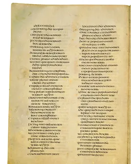 Codex Amiatinus, Exodus 21 (canvas 112) by Master of the Codex Amiatinus (Monkwearmouth-Jarrow scriptorium)