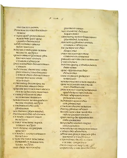 Codex Amiatinus, Exodus 23 (canvas 115) by Master of the Codex Amiatinus (Monkwearmouth-Jarrow scriptorium)