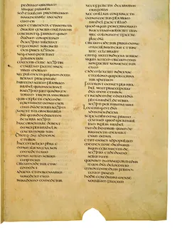 Codex Amiatinus, Exodus 25 (canvas 119) by Master of the Codex Amiatinus (Monkwearmouth-Jarrow scriptorium)