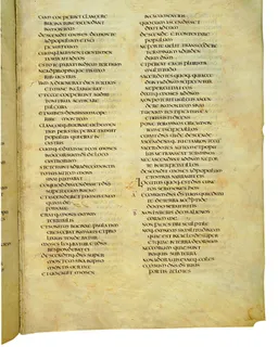 Codex Amiatinus, Exodus 33 (canvas 131) by Master of the Codex Amiatinus (Monkwearmouth-Jarrow scriptorium)