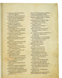 Codex Amiatinus, Genesis 20 (canvas 33) by Master of the Codex Amiatinus (Monkwearmouth-Jarrow scriptorium)