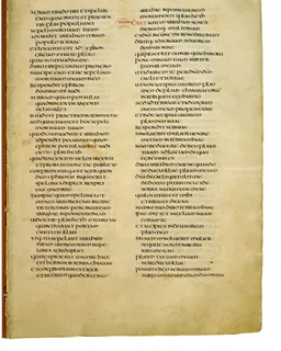 Codex Amiatinus, Genesis 29 (canvas 47) by Master of the Codex Amiatinus (Monkwearmouth-Jarrow scriptorium)