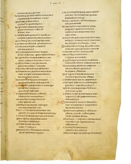 Codex Amiatinus, Genesis 42 (canvas 67) by Master of the Codex Amiatinus (Monkwearmouth-Jarrow scriptorium)