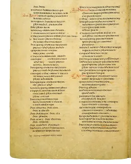 Codex Amiatinus, Genesis 45 (canvas 72) by Master of the Codex Amiatinus (Monkwearmouth-Jarrow scriptorium)