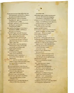 Codex Amiatinus, Genesis 48 (canvas 77) by Master of the Codex Amiatinus (Monkwearmouth-Jarrow scriptorium)
