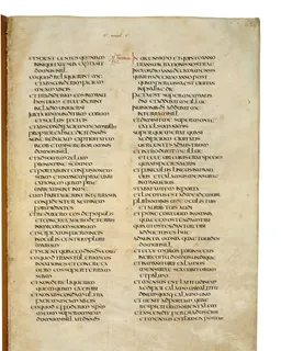 Codex Amiatinus, Isaiah 24 (canvas 1245) by Master of the Codex Amiatinus (Monkwearmouth-Jarrow scriptorium)