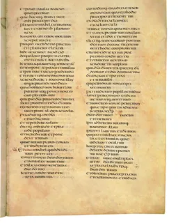 Codex Amiatinus, Joshua 10 (canvas 307) by Master of the Codex Amiatinus (Monkwearmouth-Jarrow scriptorium)