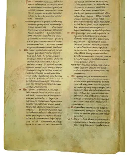 Codex Amiatinus, Judges 11 (canvas 346) by Master of the Codex Amiatinus (Monkwearmouth-Jarrow scriptorium)