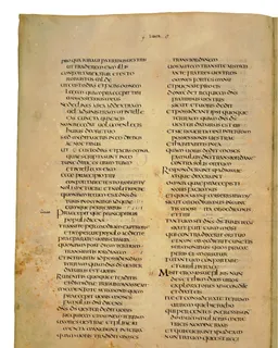 Codex Amiatinus, Judges 12 (canvas 348) by Master of the Codex Amiatinus (Monkwearmouth-Jarrow scriptorium)