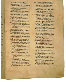 Codex Amiatinus, Judges 13 (canvas 349) by Master of the Codex Amiatinus (Monkwearmouth-Jarrow scriptorium)