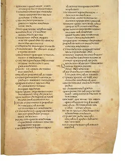 Codex Amiatinus, Judges 14 (canvas 351) by Master of the Codex Amiatinus (Monkwearmouth-Jarrow scriptorium)