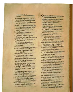 Codex Amiatinus, Judges 20 (canvas 360) by Master of the Codex Amiatinus (Monkwearmouth-Jarrow scriptorium)