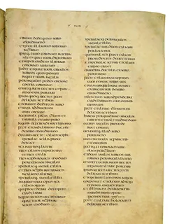 Codex Amiatinus, Leviticus 14 (canvas 163) by Master of the Codex Amiatinus (Monkwearmouth-Jarrow scriptorium)