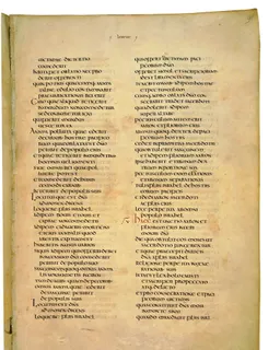 Codex Amiatinus, Leviticus 24 (canvas 179) by Master of the Codex Amiatinus (Monkwearmouth-Jarrow scriptorium)