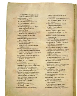 Codex Amiatinus, Leviticus 25 (canvas 180) by Master of the Codex Amiatinus (Monkwearmouth-Jarrow scriptorium)