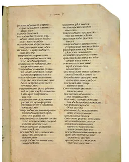 Codex Amiatinus, Numbers 10 (canvas 199) by Master of the Codex Amiatinus (Monkwearmouth-Jarrow scriptorium)