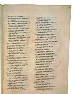 Codex Amiatinus, Numbers 11 (canvas 201) by Master of the Codex Amiatinus (Monkwearmouth-Jarrow scriptorium)