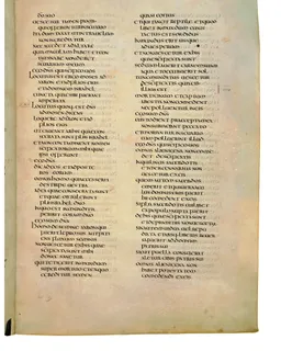 Codex Amiatinus, Numbers 14 (canvas 205) by Master of the Codex Amiatinus (Monkwearmouth-Jarrow scriptorium)