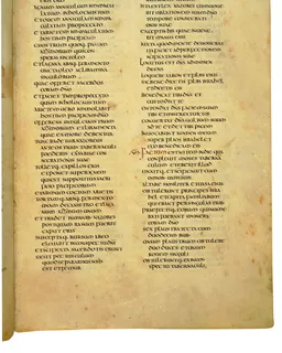 Codex Amiatinus, Numbers 32 (canvas 233) by Master of the Codex Amiatinus (Monkwearmouth-Jarrow scriptorium)