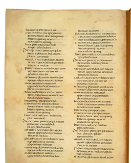 Codex Amiatinus, Numbers 34 (canvas 236) by Master of the Codex Amiatinus (Monkwearmouth-Jarrow scriptorium)