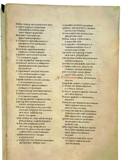 Codex Amiatinus, Numbers 9 (canvas 197) by Master of the Codex Amiatinus (Monkwearmouth-Jarrow scriptorium)