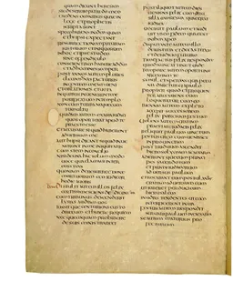 Codex Amiatinus, Romans 16 (canvas 1858) by Master of the Codex Amiatinus (Monkwearmouth-Jarrow scriptorium)