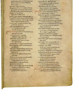 Codex Amiatinus, Song of Solomon 1 (canvas 1089) by Master of the Codex Amiatinus (Monkwearmouth-Jarrow scriptorium)