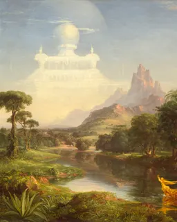 The Voyage of Life — Youth (Ages of Life) by Thomas Cole