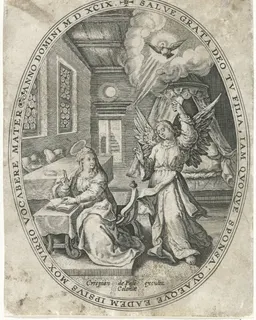 Annunciatie by Crispijn van de Passe
