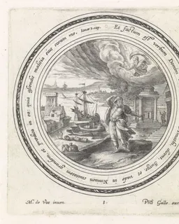 Geschiedenis van Jona by Crispijn van de Passe