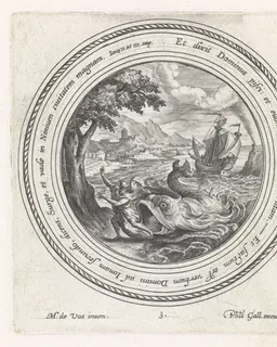 Geschiedenis van Jona by Crispijn van de Passe