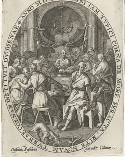 Laatste Avondmaal by Crispijn van de Passe