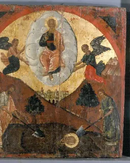 The Death of the Holy Apostle and Evangelist John the Theologian by Anonymous (Greek icon tradition)