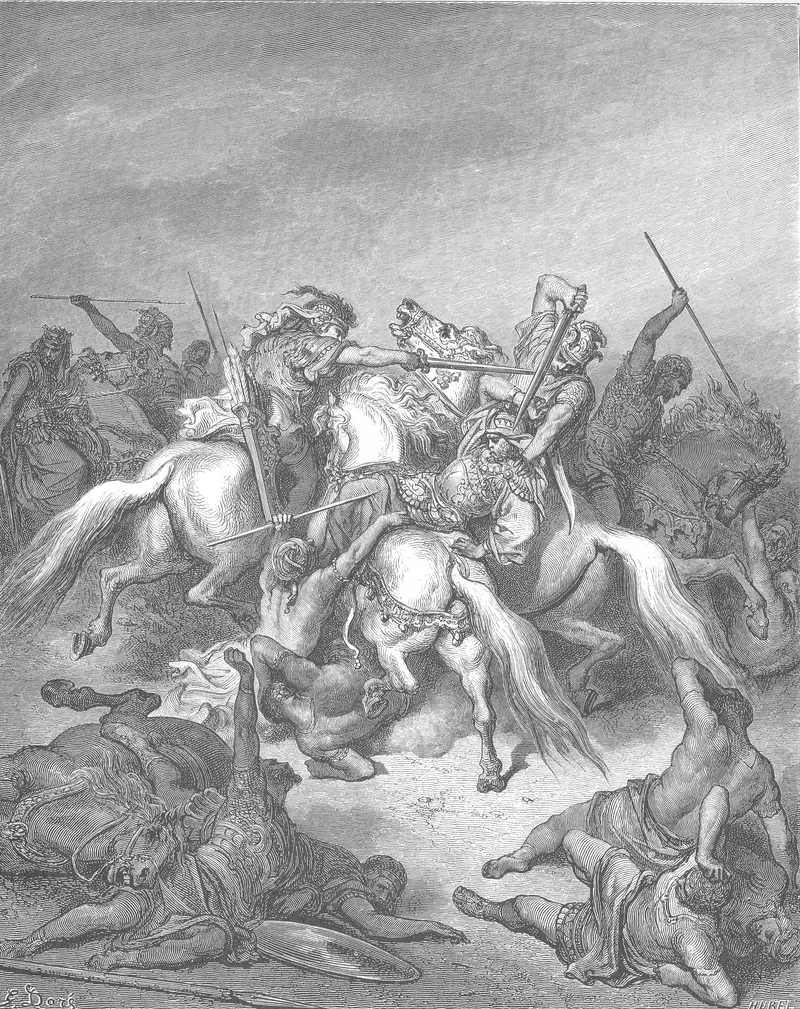 Abishai Saves David's Life