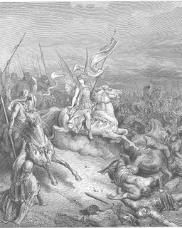 The Angel Is Sent to Deliver Israel by Gustave Doré