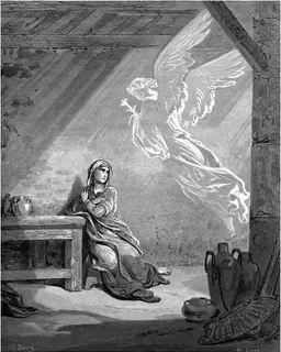 The Annunciation by Gustave Doré