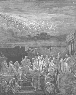 The Army Appears in the Heavens by Gustave Doré