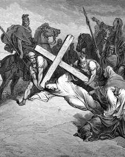 Arrival at Calvary by Gustave Doré
