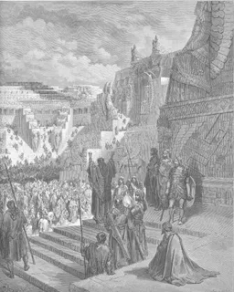 Artaxerxes Grants Freedom to the Jews by Gustave Doré