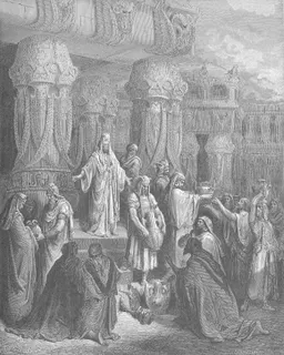 Cyrus Restores the Vessels of the Temple by Gustave Doré