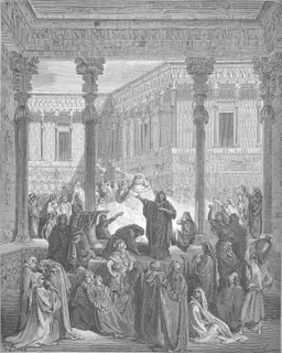 Daniel Confounds the Priests of Bel by Gustave Doré