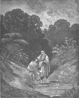 David and Jonathan by Gustave Doré