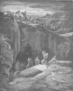 David Shows Saul How He Spared His Life by Gustave Doré